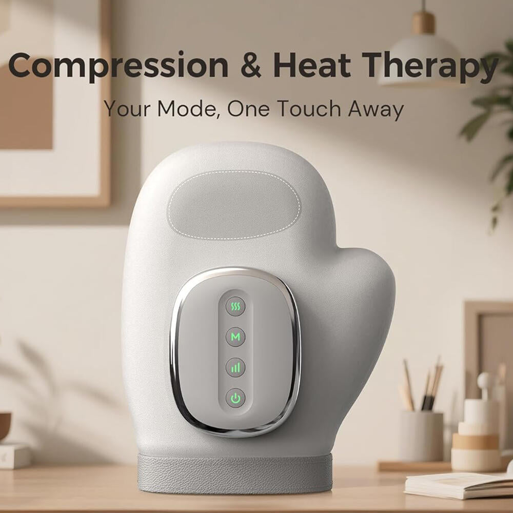 Masajeador de Manos Inteligente con Calor y Compresión