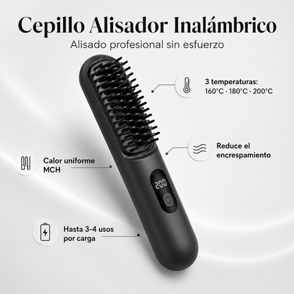 Cepillo Alisador Inalámbrico