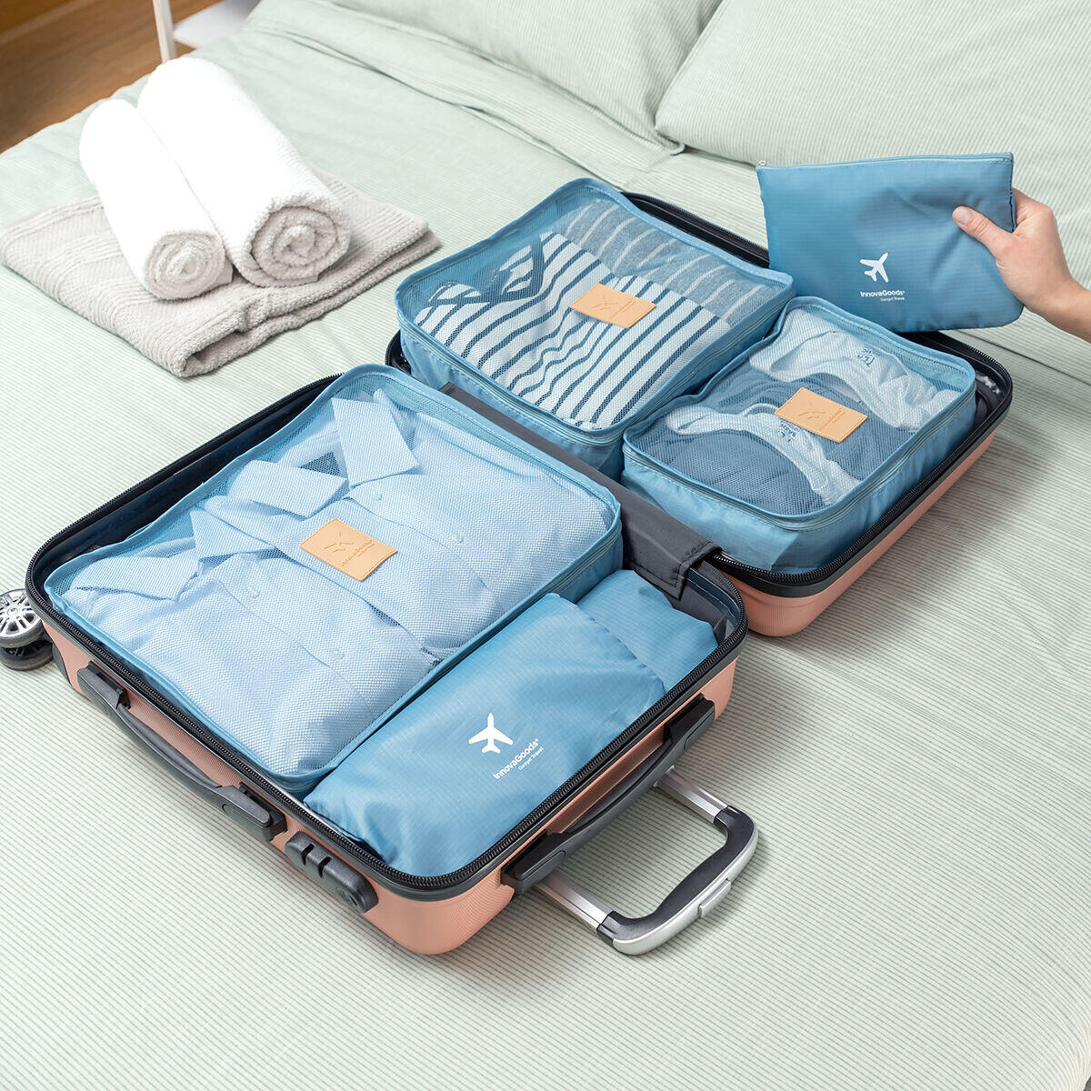 Set de Bolsas Organizadoras para Maletas 6 Piezas