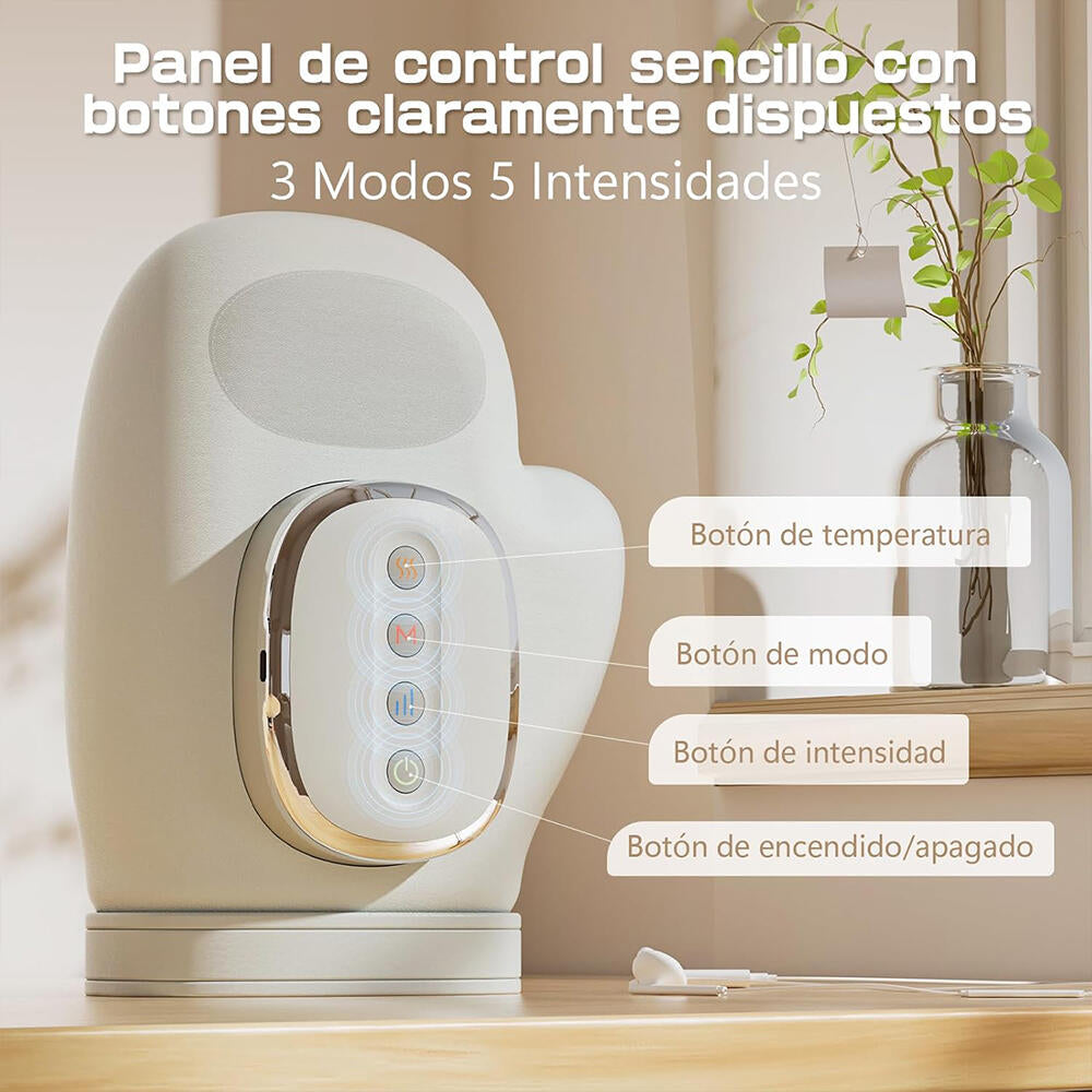 Masajeador de Manos Inteligente con Calor y Compresión